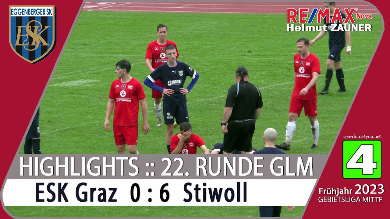 🔵 22. Runde Gebietsliga Mitte ⚽️ ESK Graz 🆚 STIWOLL ⚽️ vom 14.5.2023