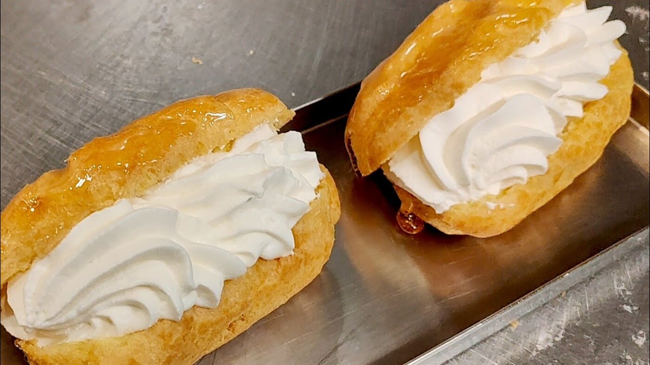 Bignè Caramellati con Panna - Dolci di una volta