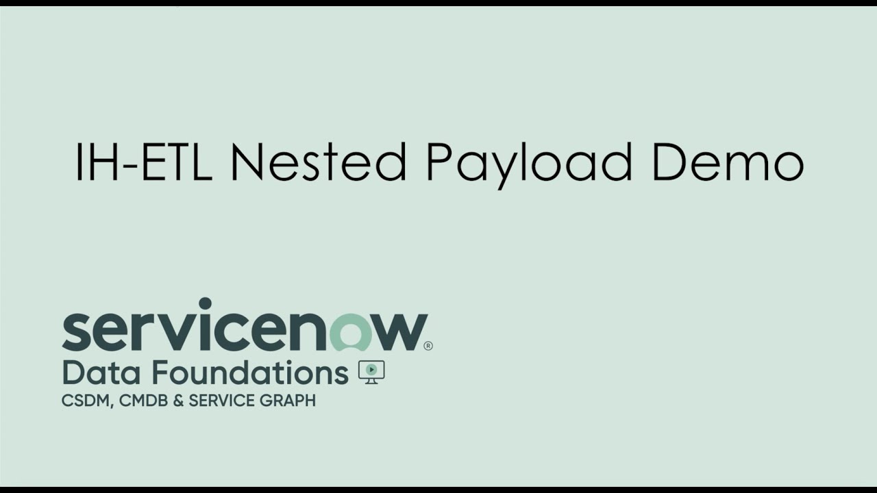 Integration Hub - ETL nested payload feature demo - NEW in Quebec