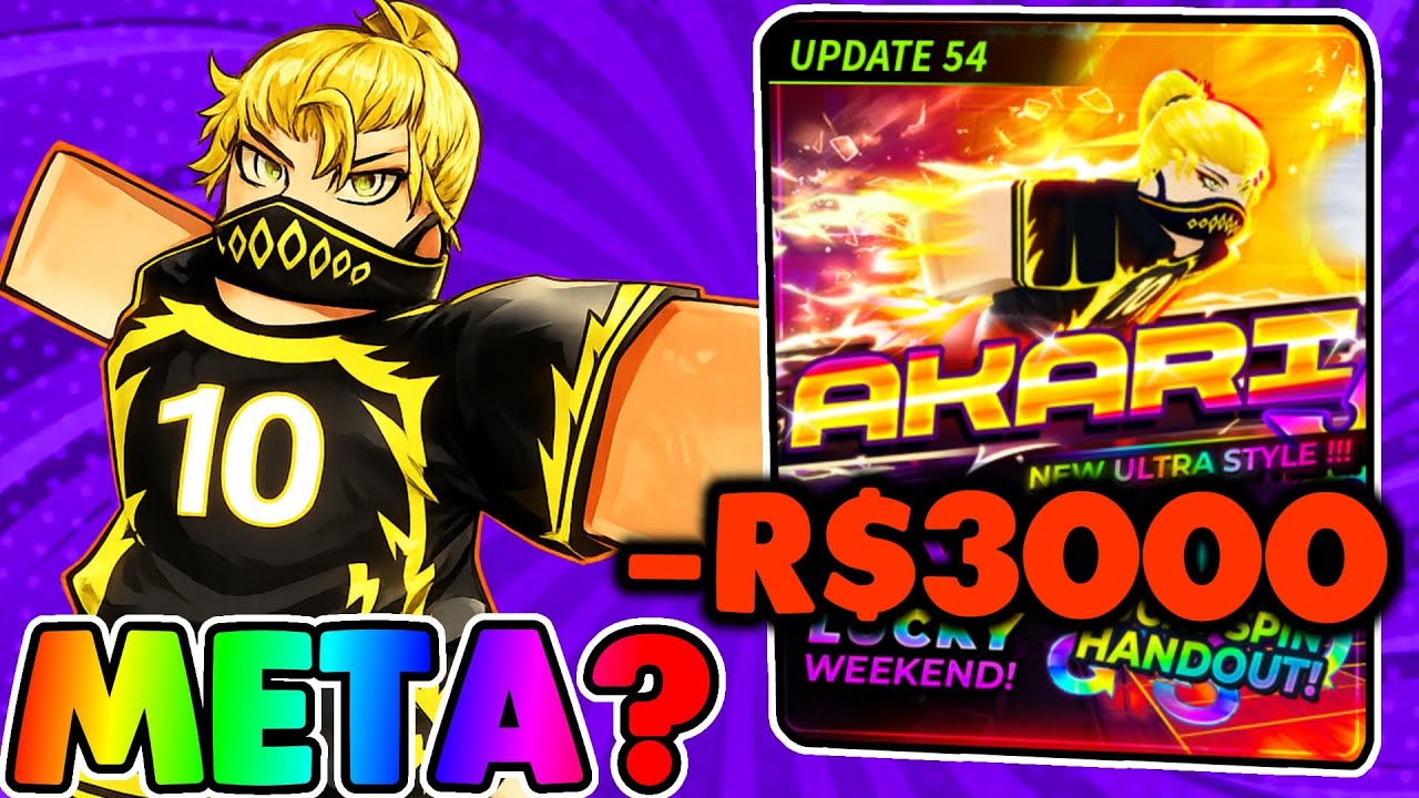 EU PEGUEI O NOVO ULTRA AKARI NO VOLLEYBALL LEGENDS!! JOGUEI COM ELE PARA VER SE ELE É META!!