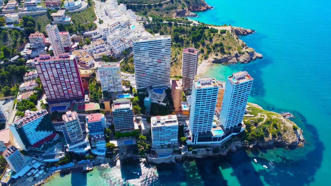 [4K] Benidorm Skyscrapers Drone Flight