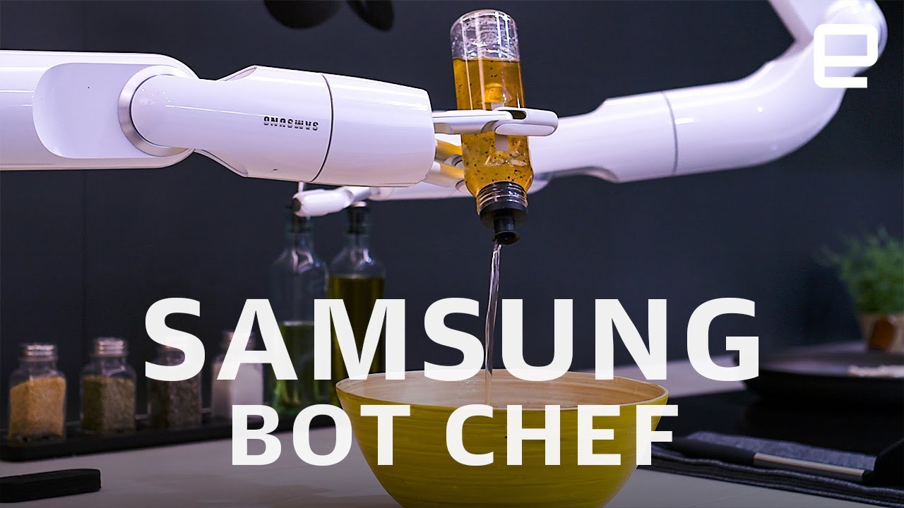 Первый взгляд на Samsung Bot Chef на выставке CES 2020