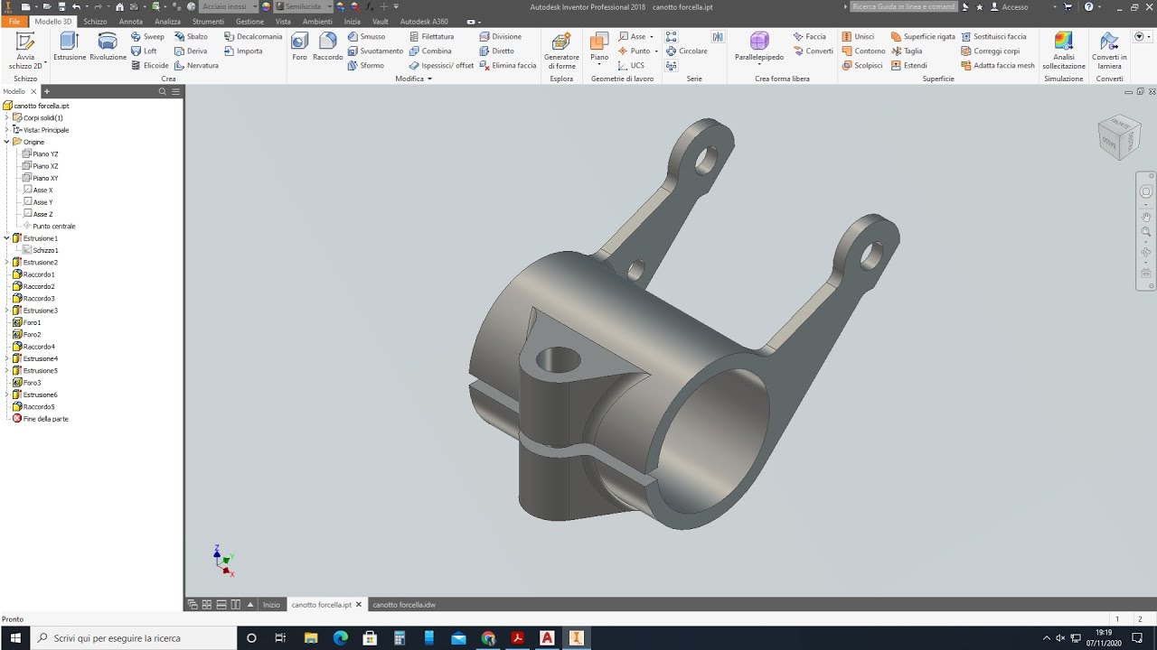 Pier CAD 3D - Corso base Inventor Pro (video 1/19 - ITA)