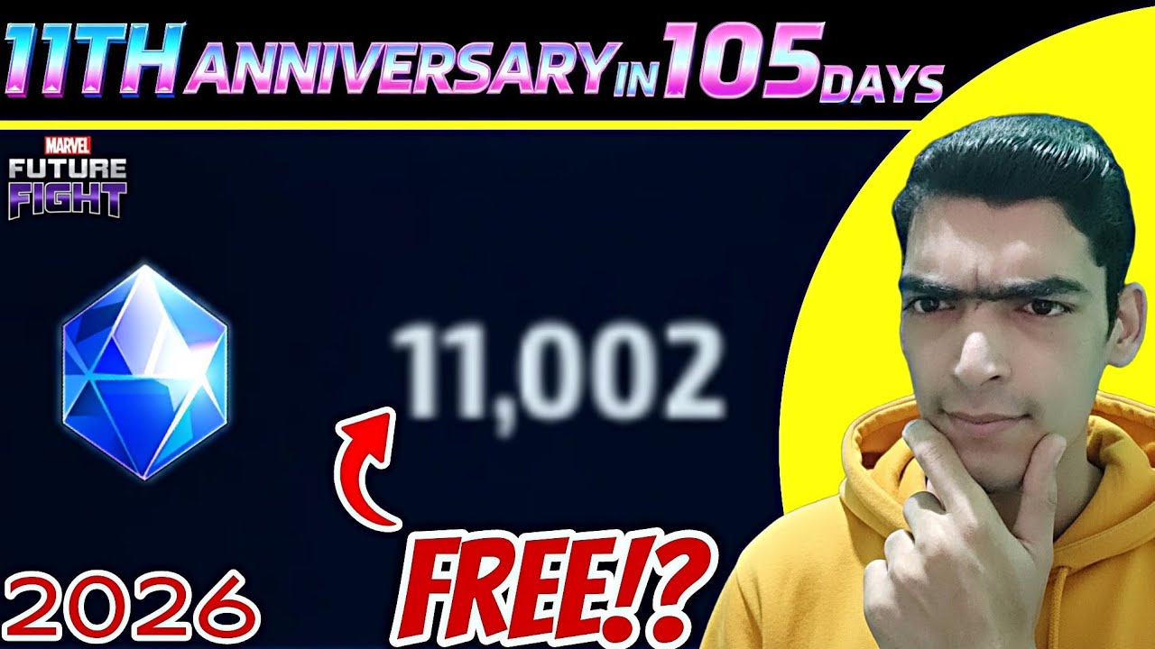 Free 11k Crystals!? 🤔 11th Anniversary in 105 Days | Marvel Future Fight 