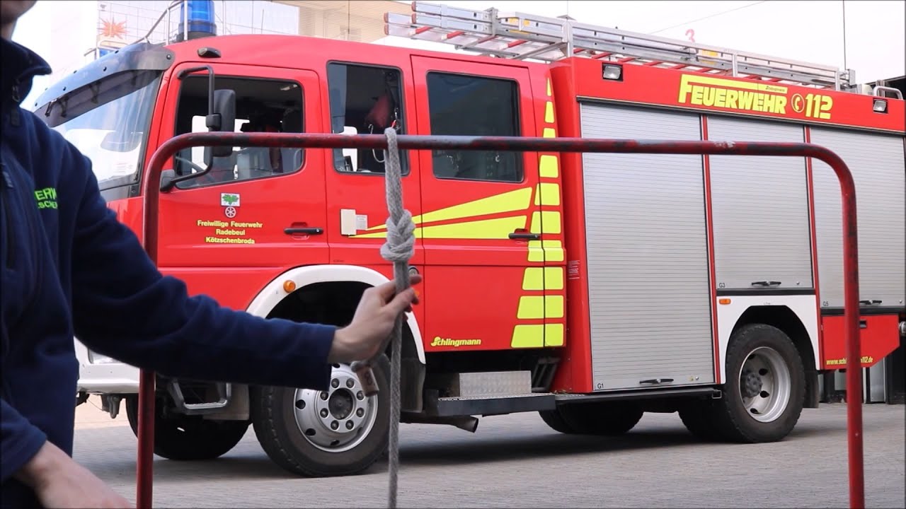 Einfacher & Doppelter Achterknoten | Feuerwehr