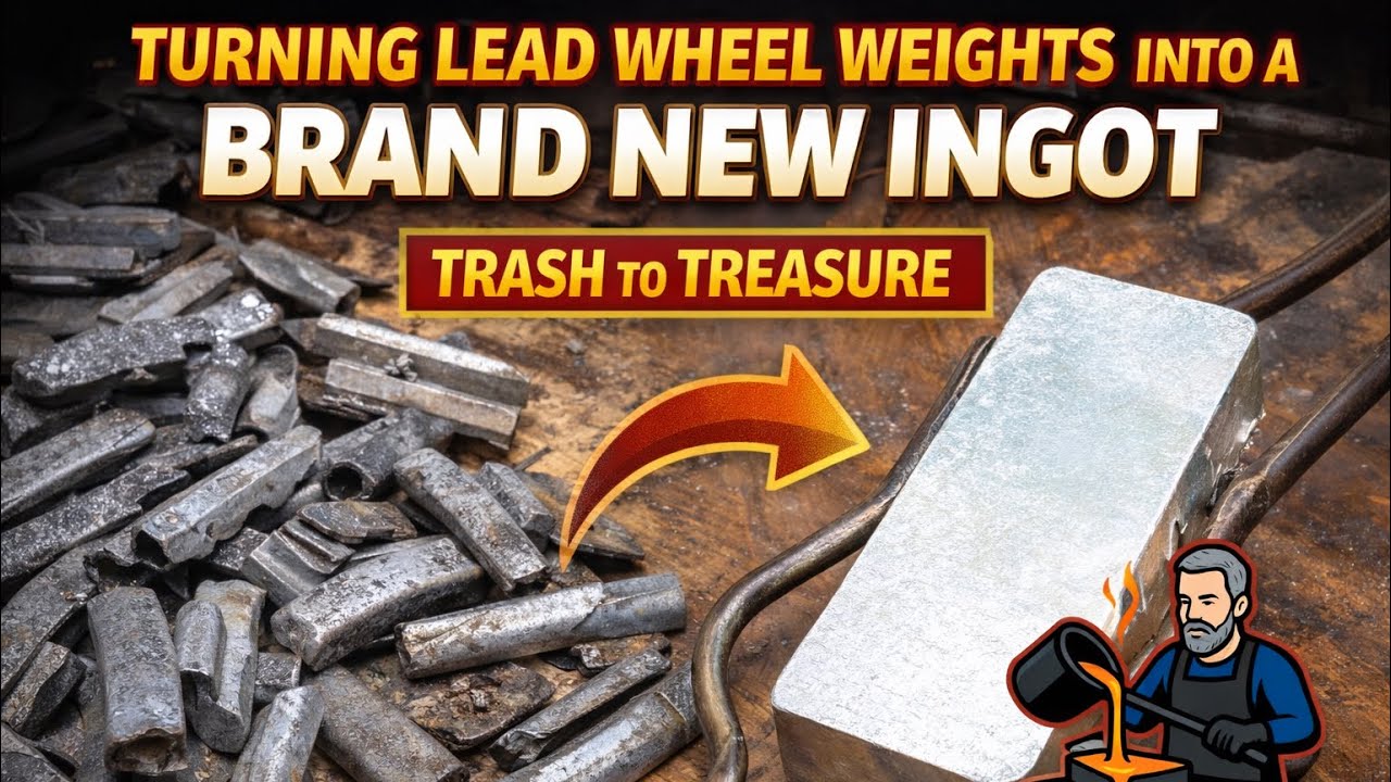 From Wheel Weights to Ingots | Turning Trash Lead Into Treasure