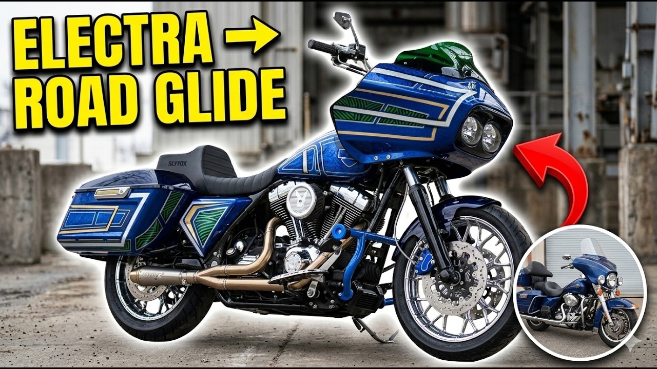 Превращение Electra Glide в Road Glide 2002 года | Финальная презентация