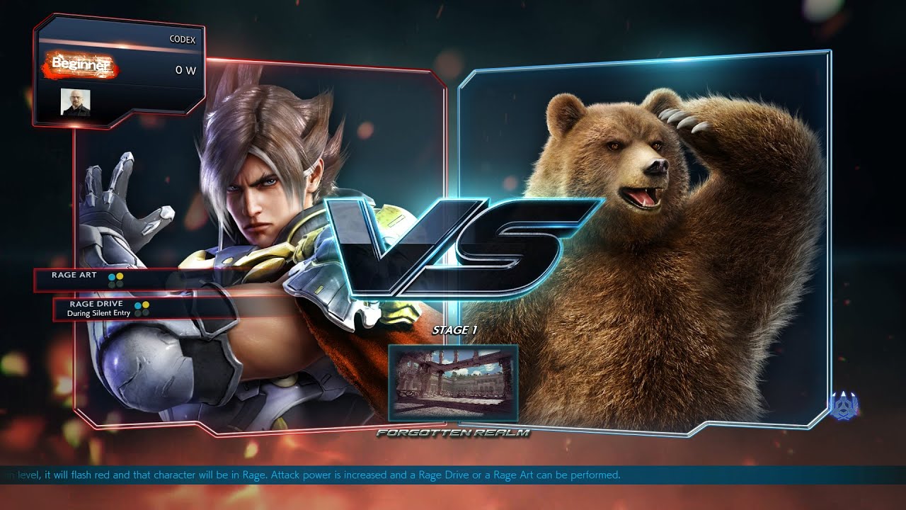 Tekken7 Game Lars VS Kuma