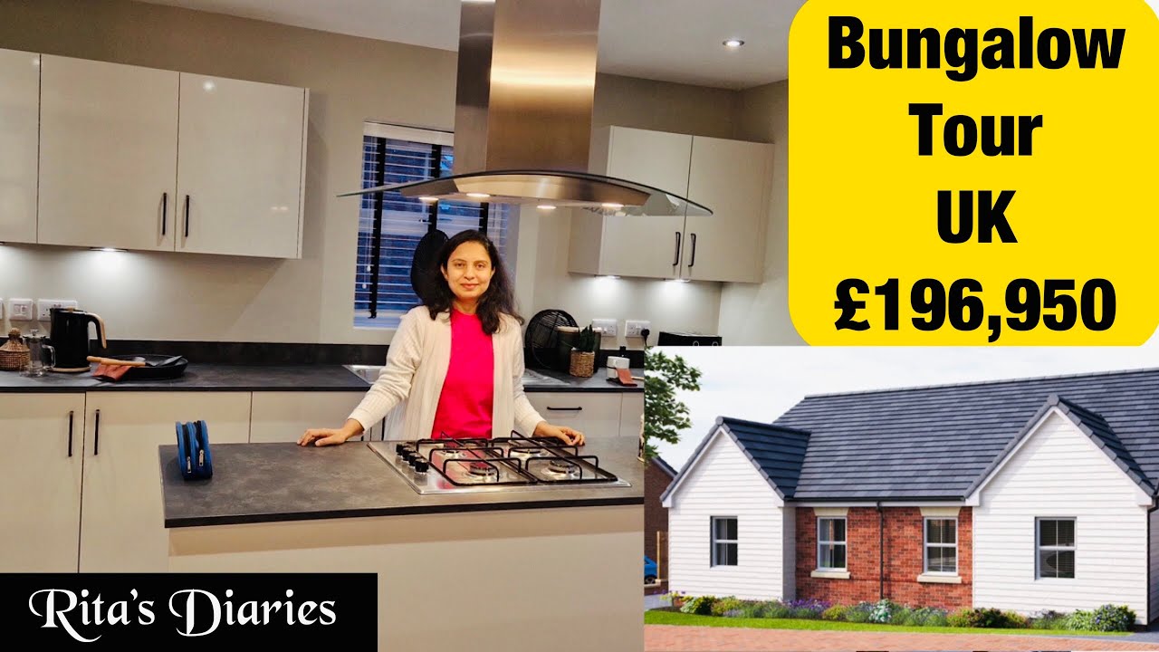 New build Bungalow 🏡 || Furnished Show Home Tour In The Uk 🇬🇧