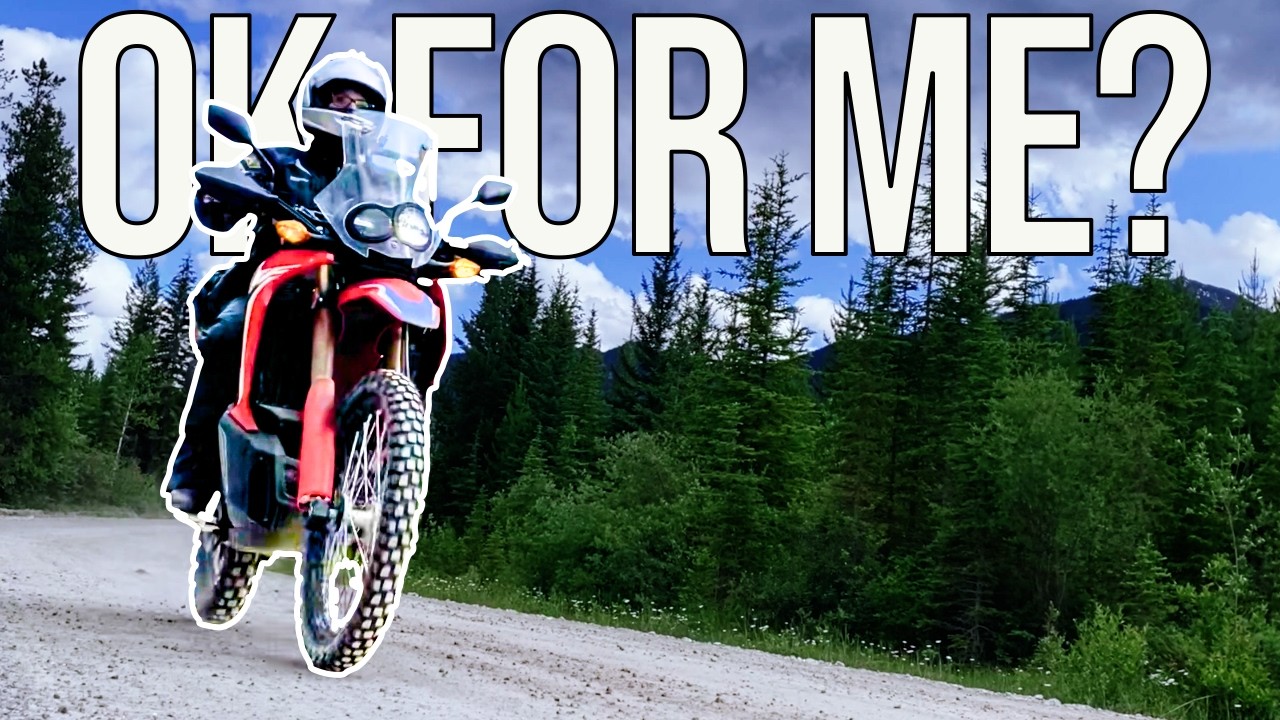Gray Creek Pass, BC - is it OK for beginners? // Honda CRF 300 Rally, and a rider who hates gravel