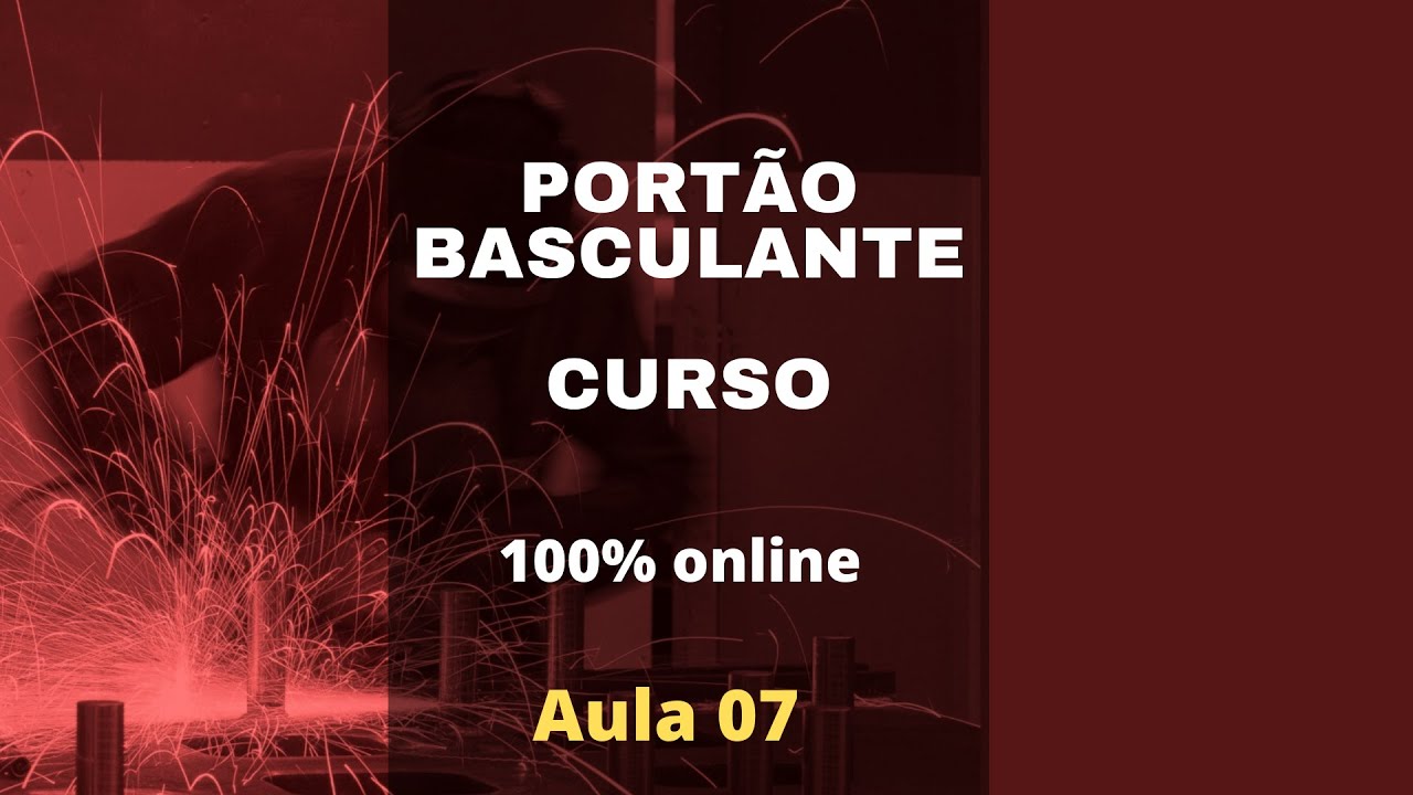 Curso de Portão Basculante - Como fazer ponto de Giro - Aula 07 - Curso de Serralheiro