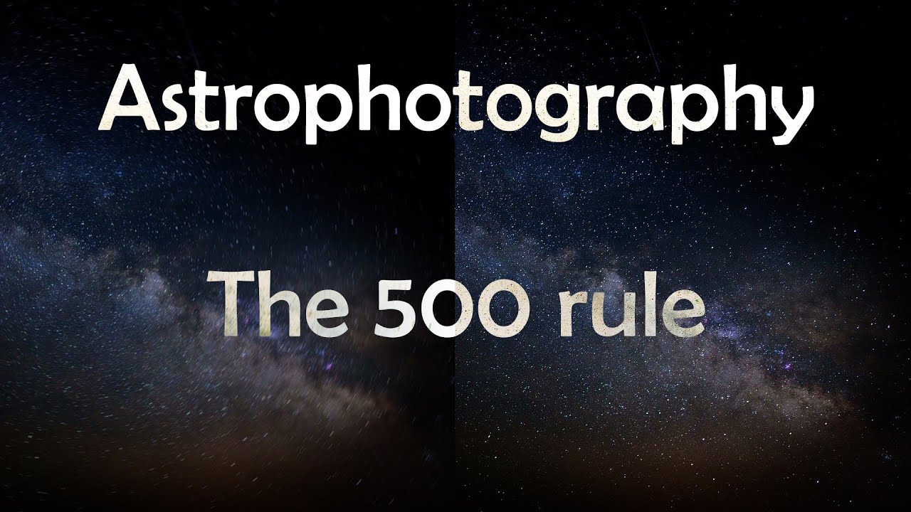 How to avoid star trails with the 500 rule?