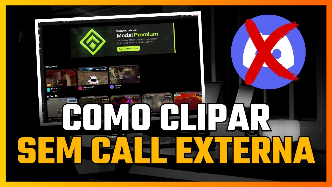 Como clipar sem call externa com MEDAL