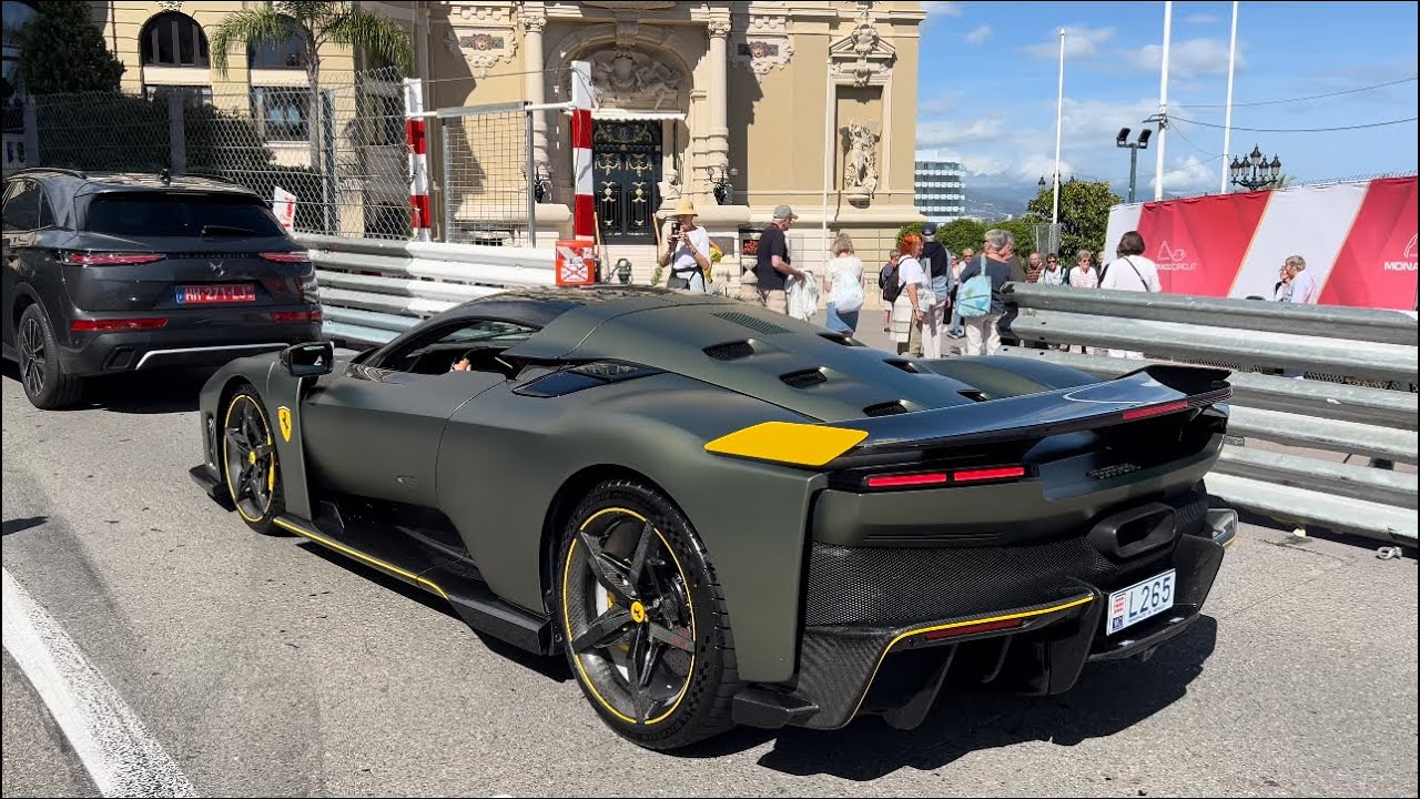 The Brand New Ferrari F80 in Monaco - New Spec