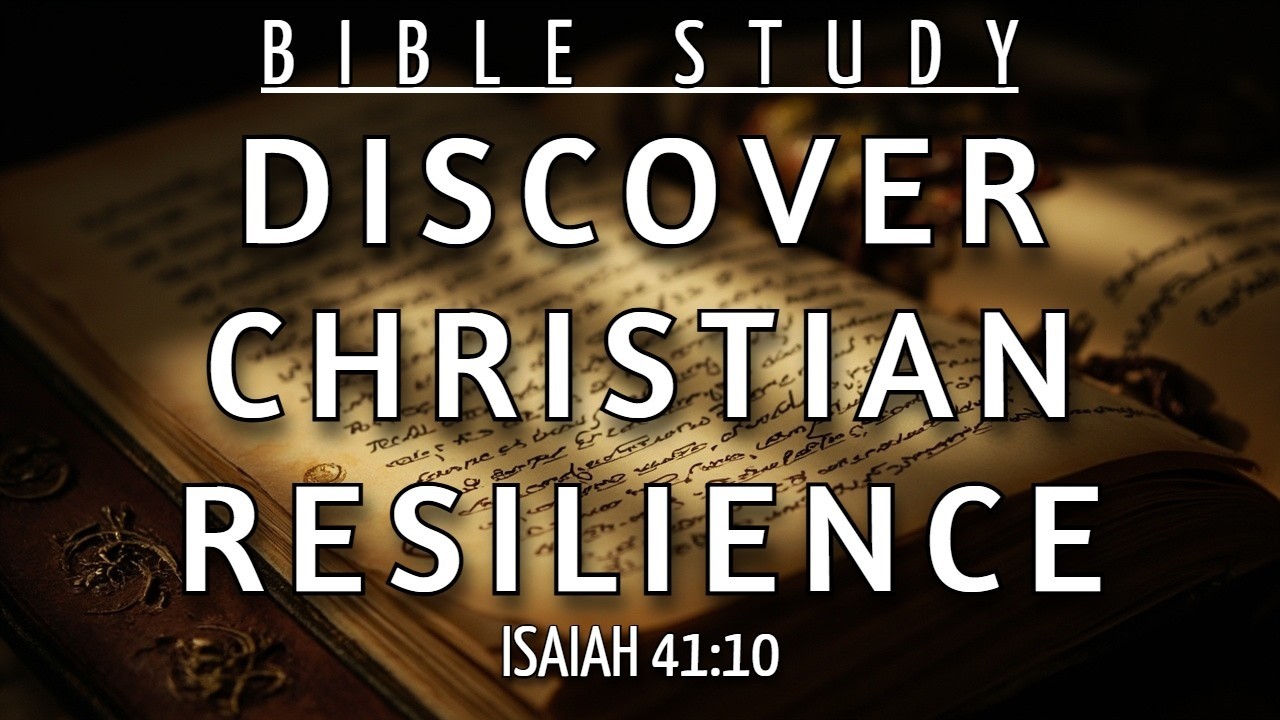 THE BIBLICAL BLUEPRINT TO BUILD INDESTRUCTIBLE RESILIENCE - ISAIAH 41:10