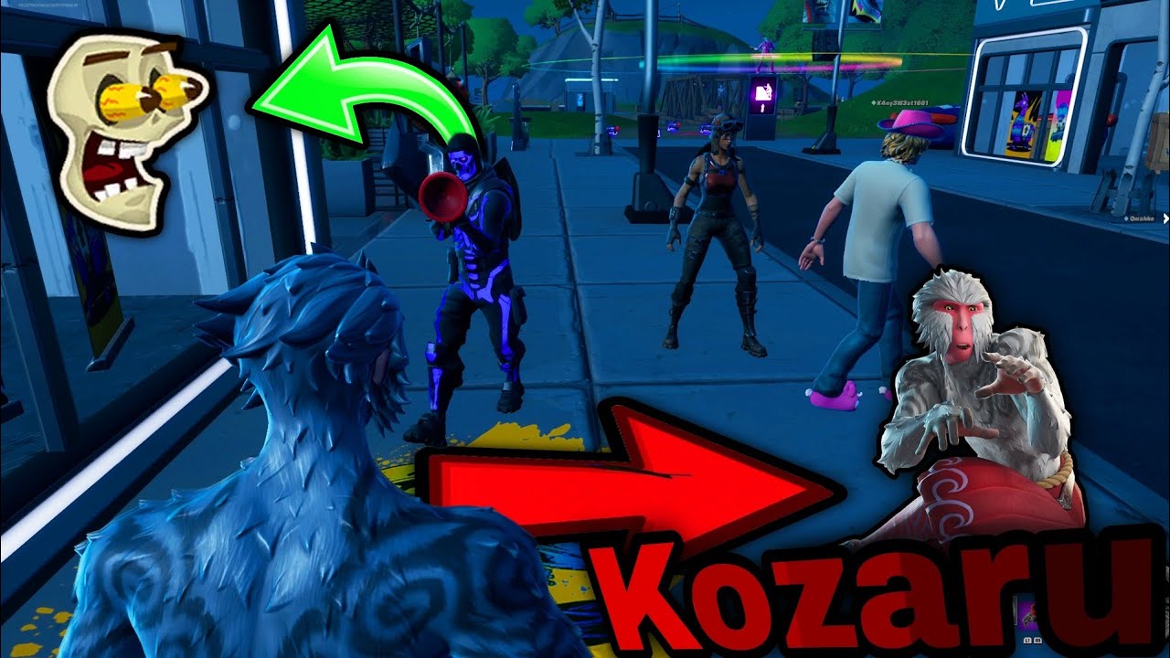 They Noticed My Kozaru Skin In Fortnite | Party Royale...
