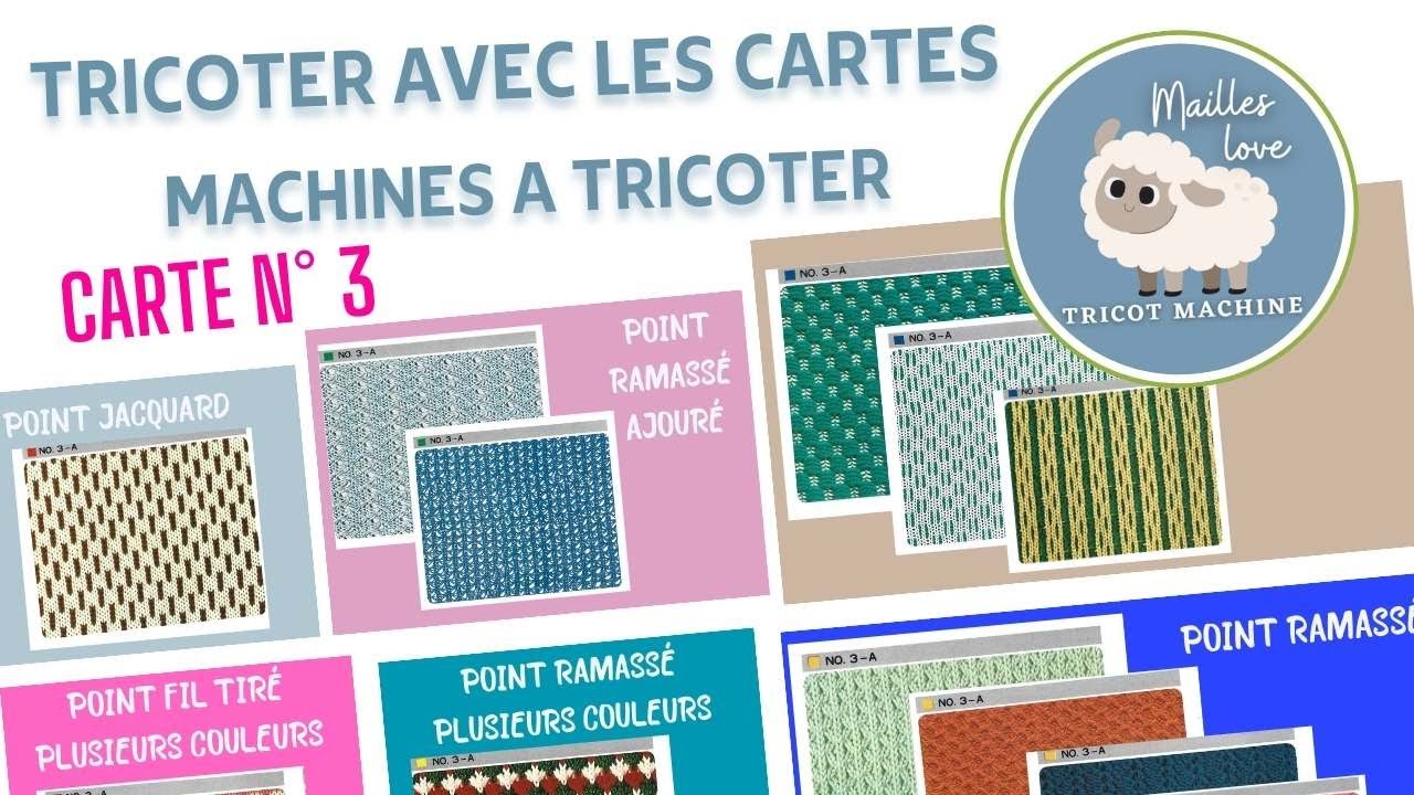 Carte Machine à Tricoter