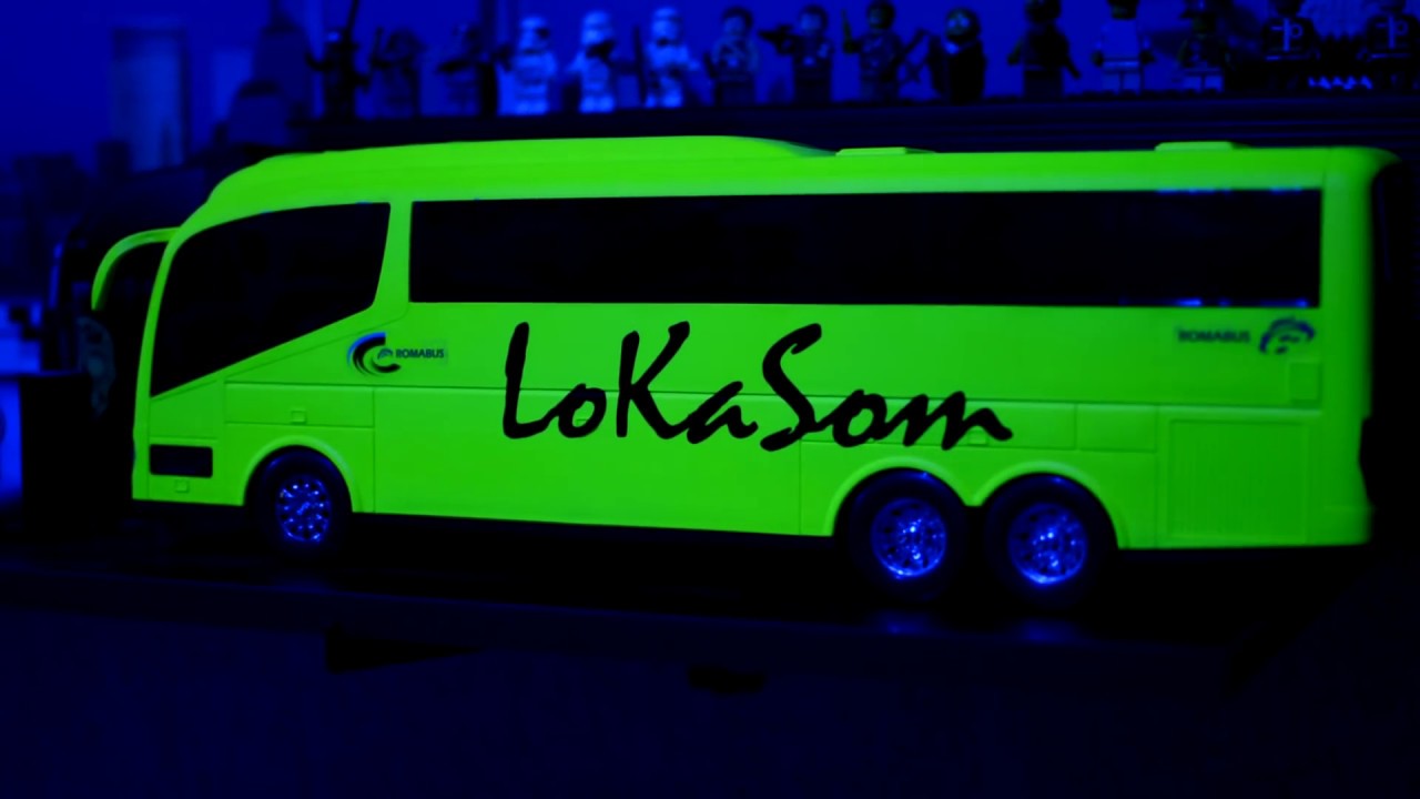 Vídeo Ônibus florescente LOKASOM