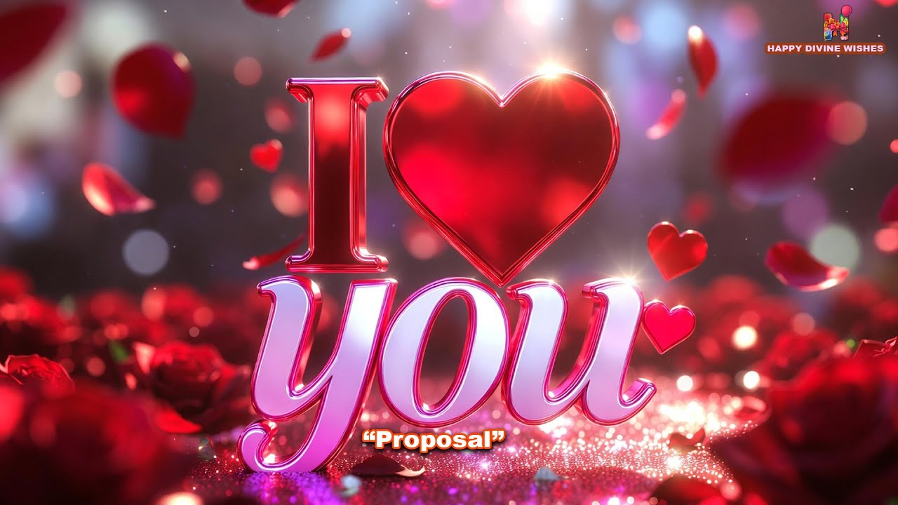 💕 I Love You Propose Video – She Said Yes! ❤️ | Happy Valentine’s Day 🌹