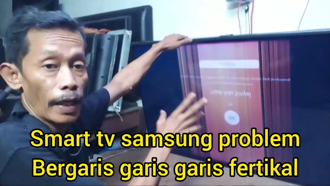 Tv led samsung bergaris garis fertikal || dengan cara gini sembuh total