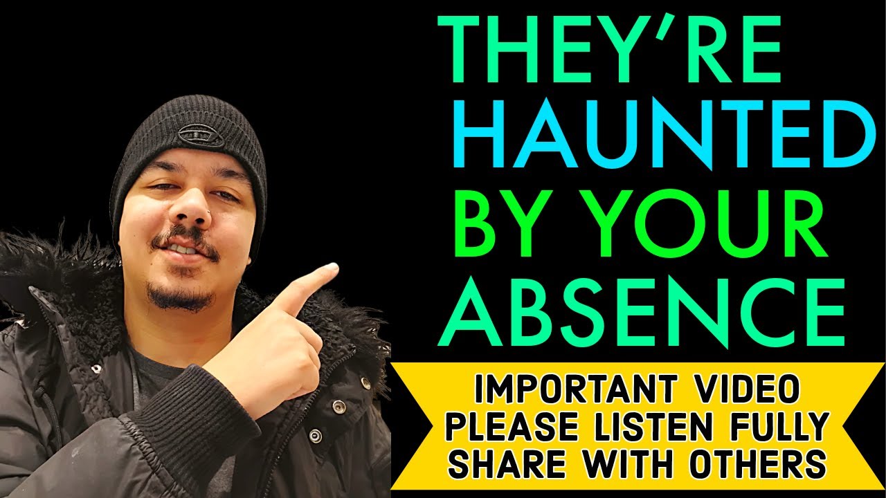 THE NARCISSIST IS HAUNTED BY YOUR ABSENCE‼️