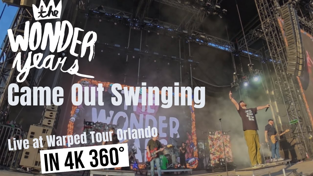 The Wonder Years - Came Out Swinging (360° LIVE) - Warped Tour Orlando - 2025