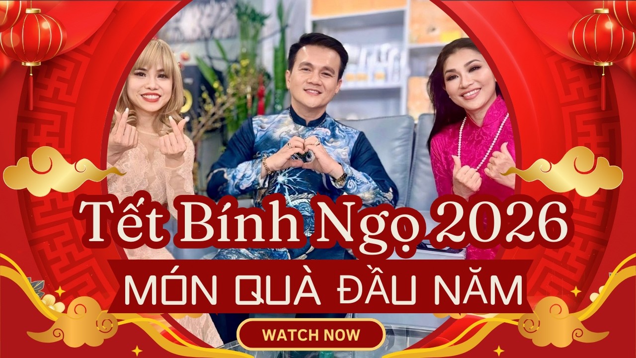 Món quà đầu năm Bính Ngọ mà Khánh Hoàng-Mỹ Hạnh-Lý Ngọc Thu gửi tặng đến khán giả trên channel.