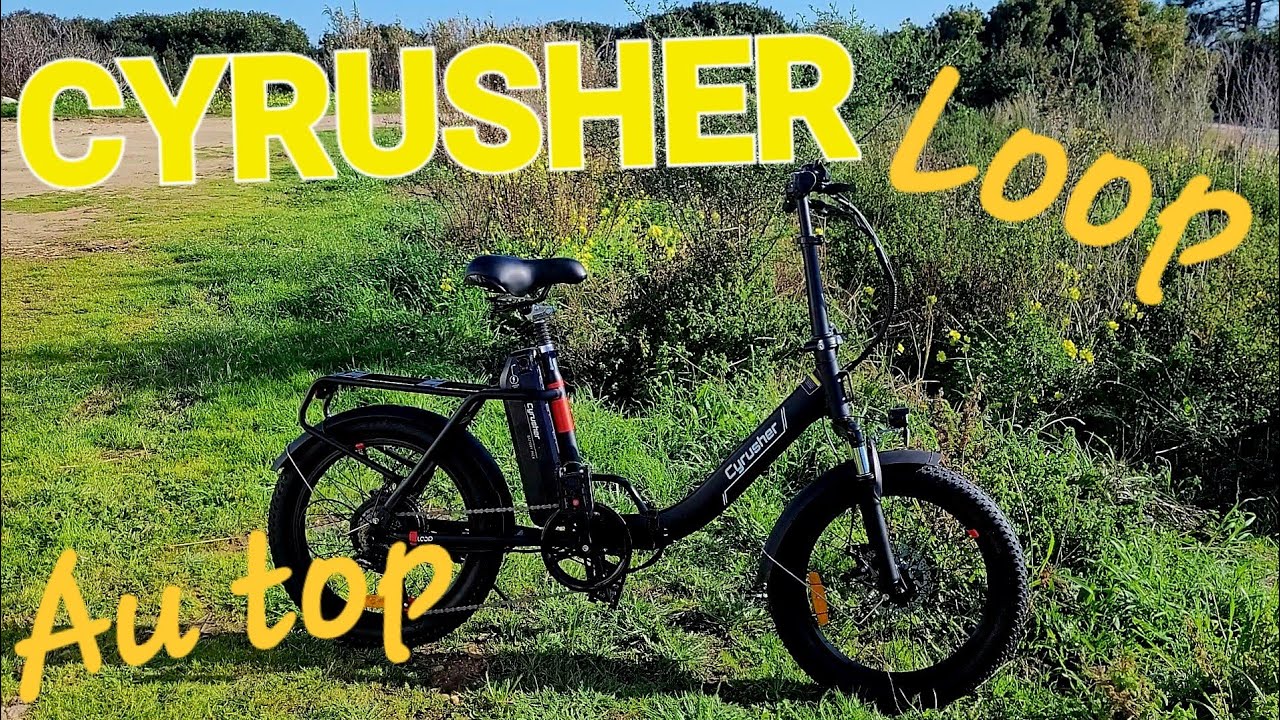 Cyrusher Loop Vélo Électrique Pliant #cyrusher#campingcar #nomade #vanlife