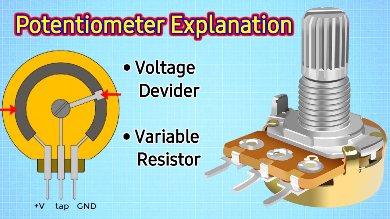 Potentiometer | How It Works as Voltage Divider & Variable Resistor | Electrical Basics Explained
