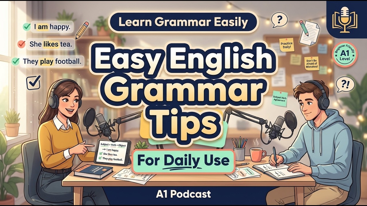 How to Feel Confident Using Basic English Grammar | Learn English Podcast