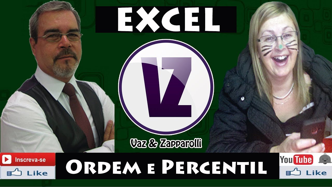 Curso de Excel Básico: Ordem e Percentil - Curso Online Gratuito - Vaz-e-Zapparolli