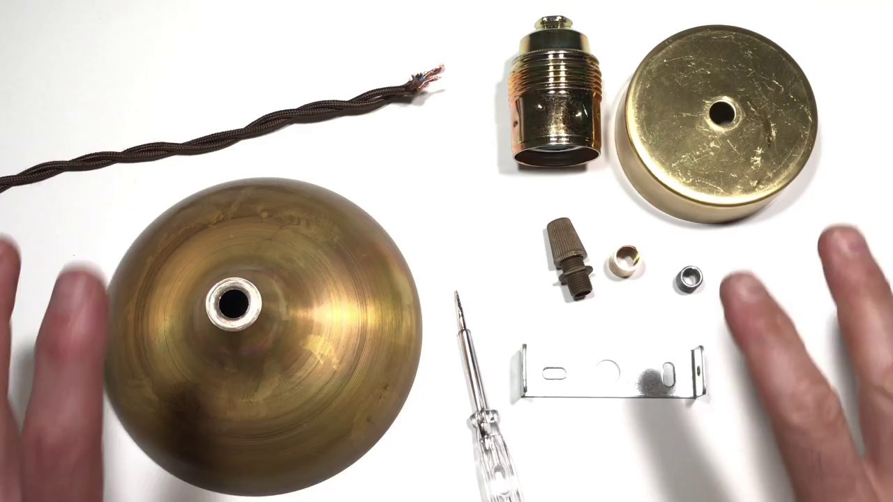 Cómo fabricar una lámpara colgante de techo