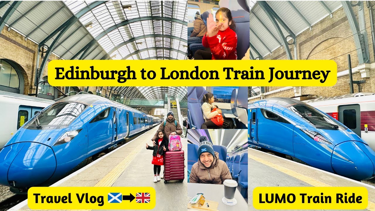 Edinburgh to London Train Journey🚂 | Travel Vlog | Life in UK | 01/01/24