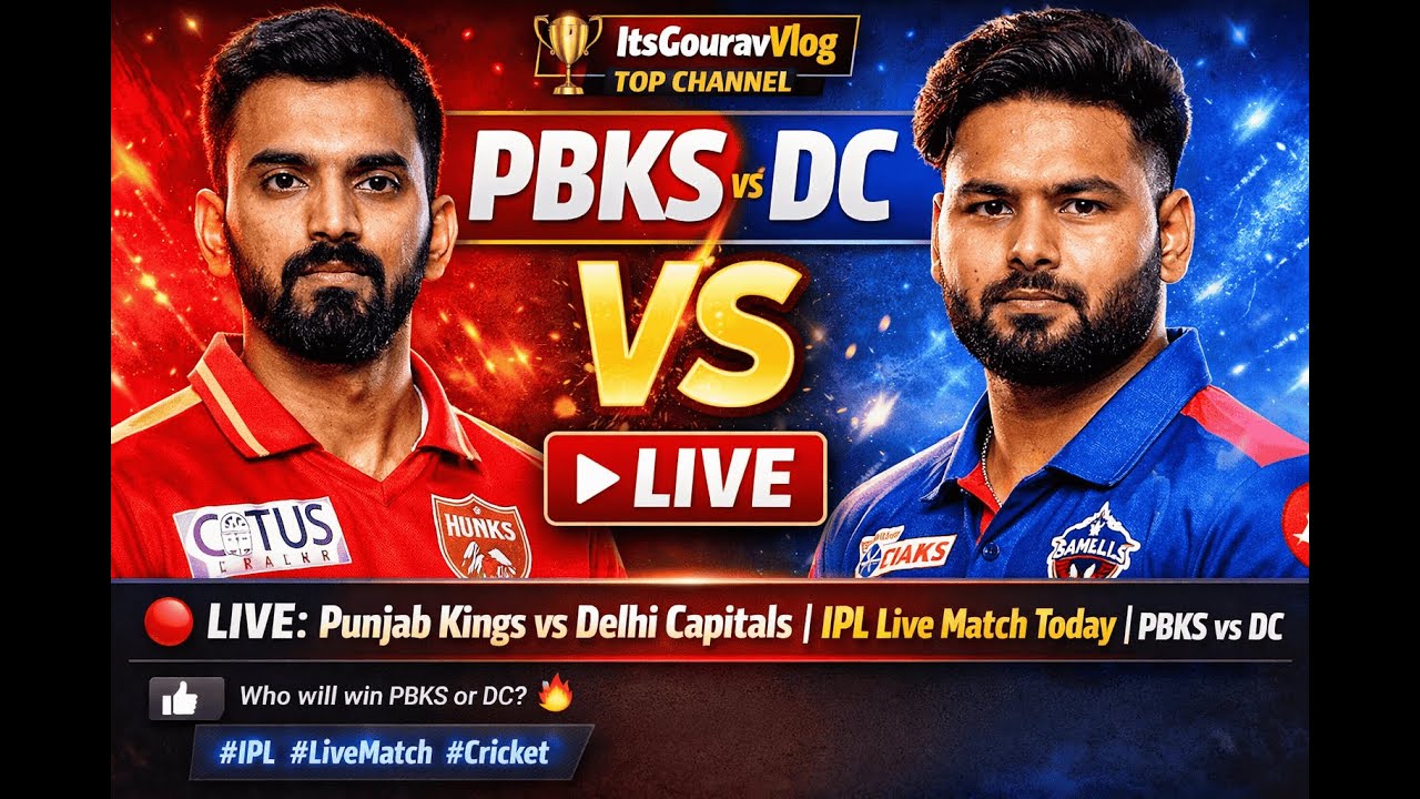 🔴 LIVE: Punjab Kings vs Delhi Capitals | IPL Live Match Today | PBKS vs DC@PUNJABKINGSTV Krdo like