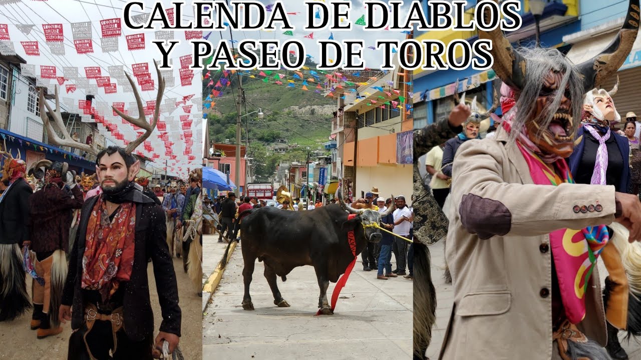 Fiesta Patronal en Santiago Juxtlahuaca 2023 | Tradicional Calenda de Diablos.
