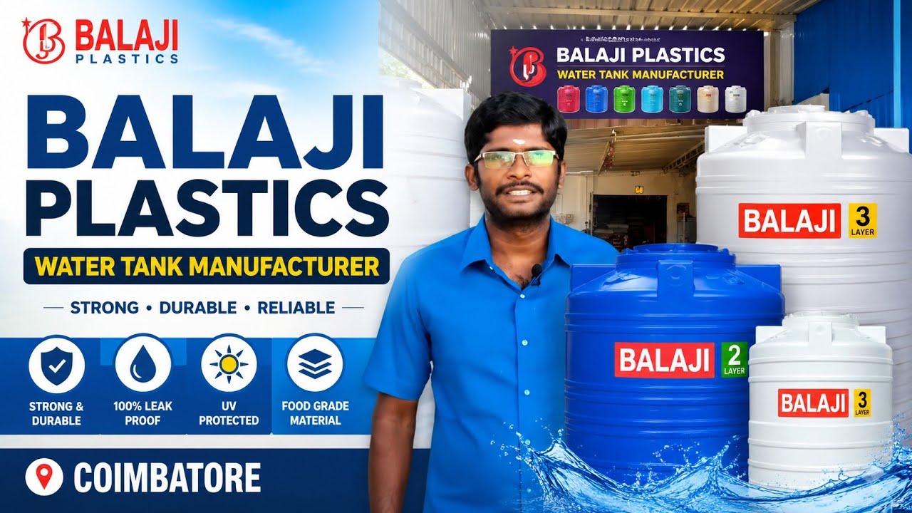 Water Tank Manufacturers in Coimbatore | Balaji Plastics