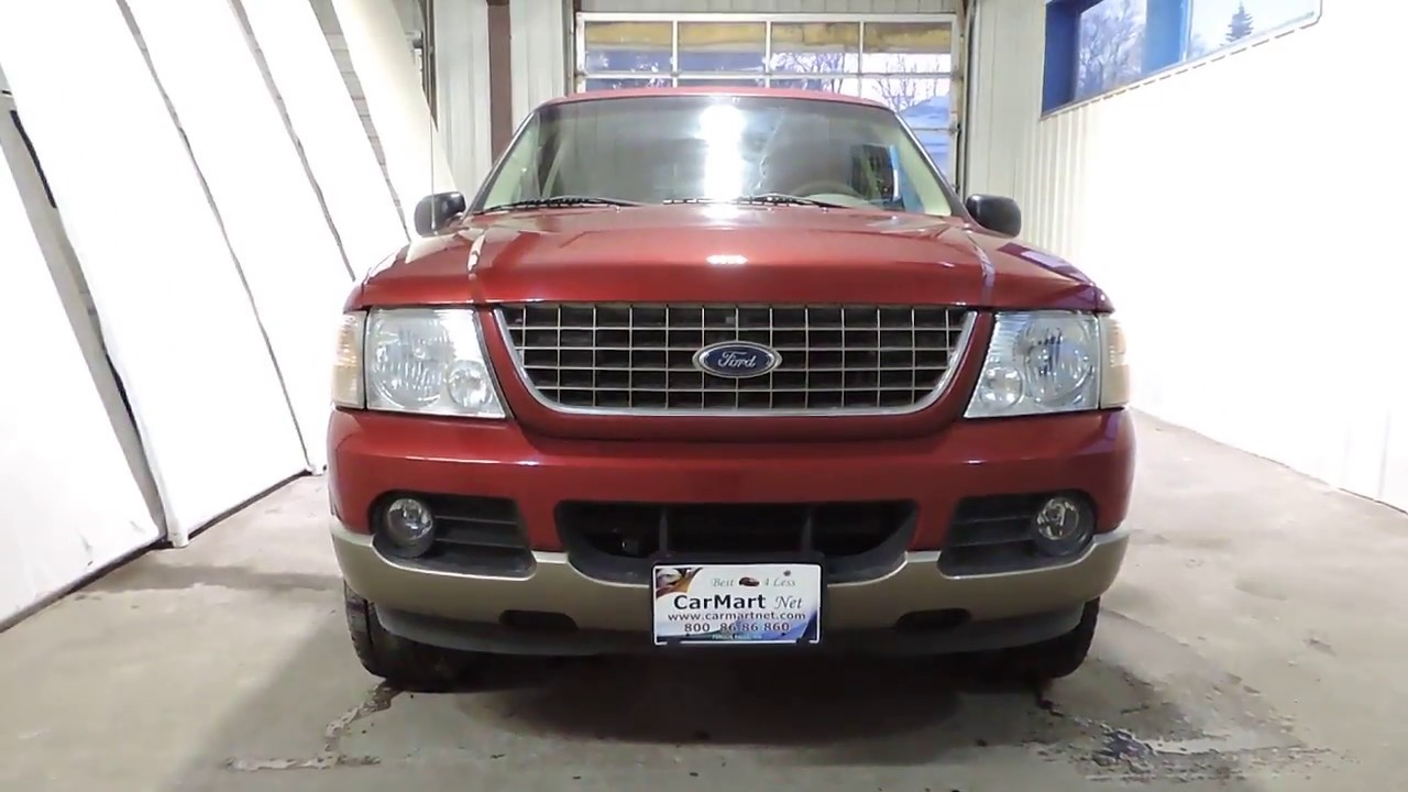 2002 Ford Explorer Eddie Bauer 4x4 SUV review by CarMart Net Fergus Falls