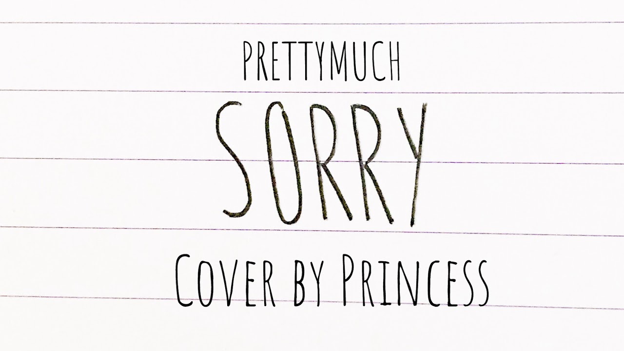 Sorry - PRETTYMUCH  (acoustic cover)