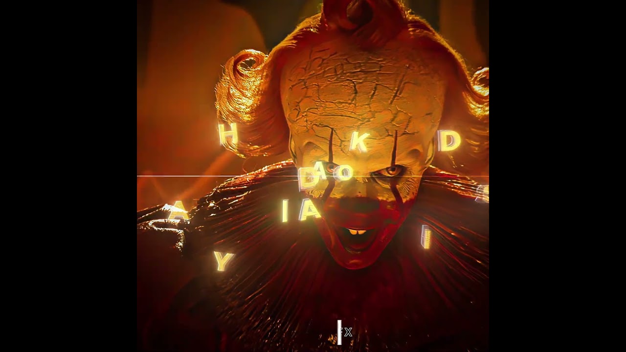 "Hey Kiddos"🔥💀 | Pennywise edit 4k | TIKI TIKI (SLOWED)