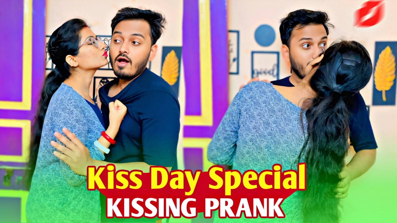 Kissing Prank on My Husband 😘। Kiss Day Special Prank। শাওন এমন করলো কেনো ? ankita & shaongiri।