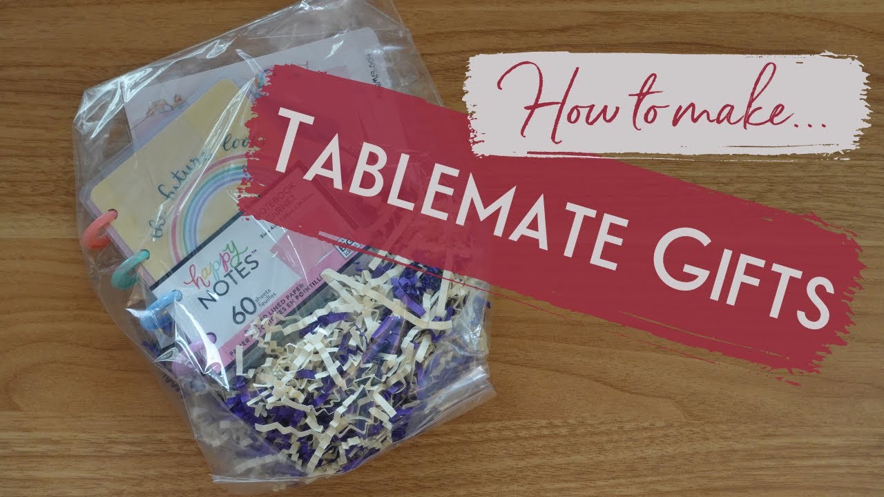 How to Make a Tablemate Gift - Planner Edition