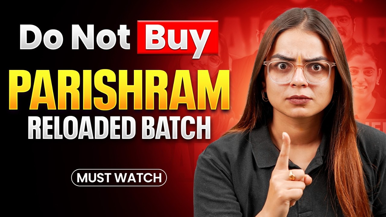 DO NOT BUY PARISHRAM RELOADED BATCH 2027 | Class 12 Science