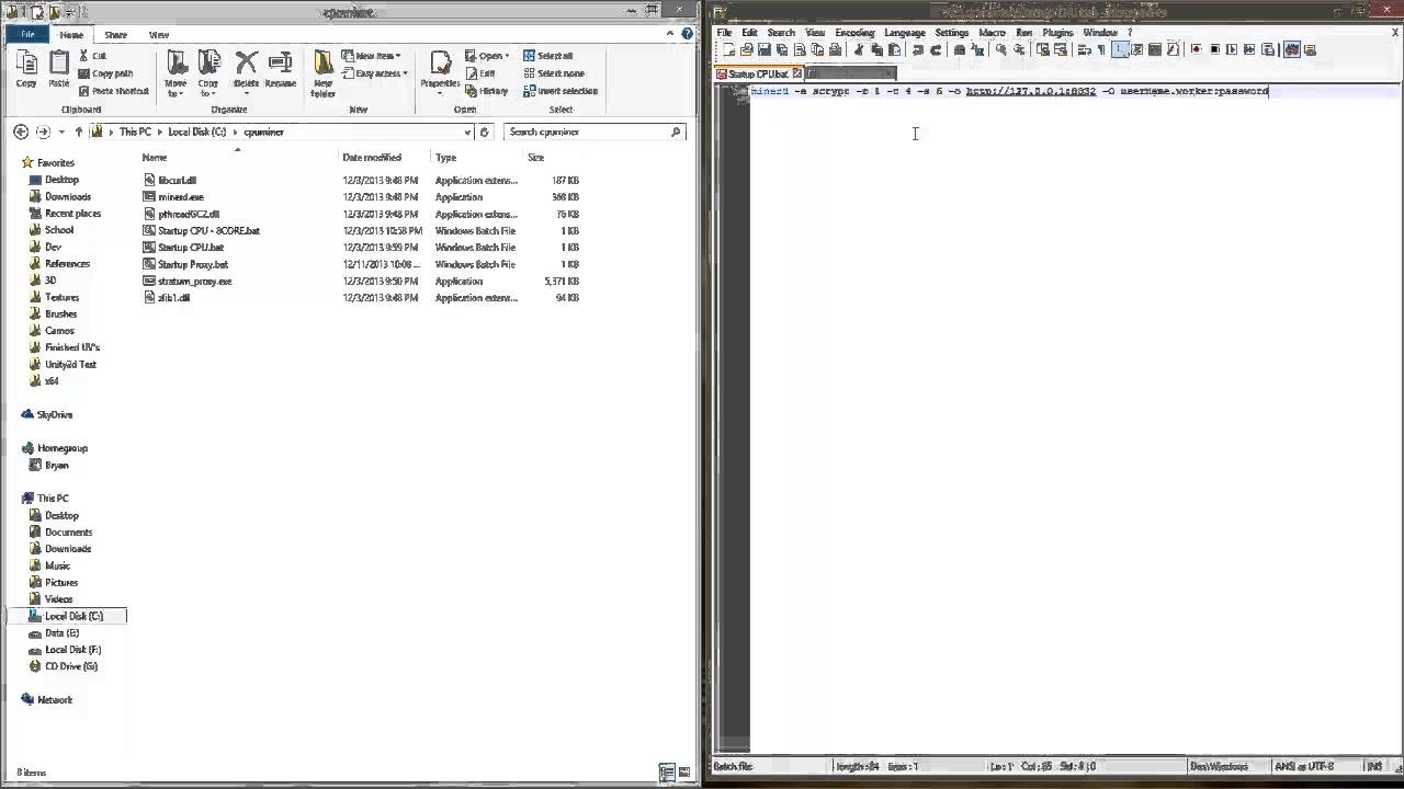Setting up a CPU Miner for Scrypt Mining - Windows