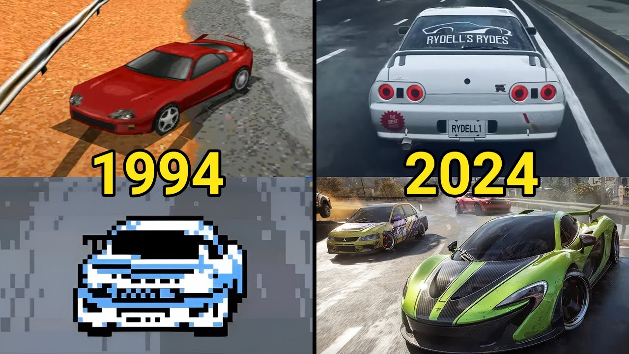 Evolution of Need for Speed Games (1994-2024)