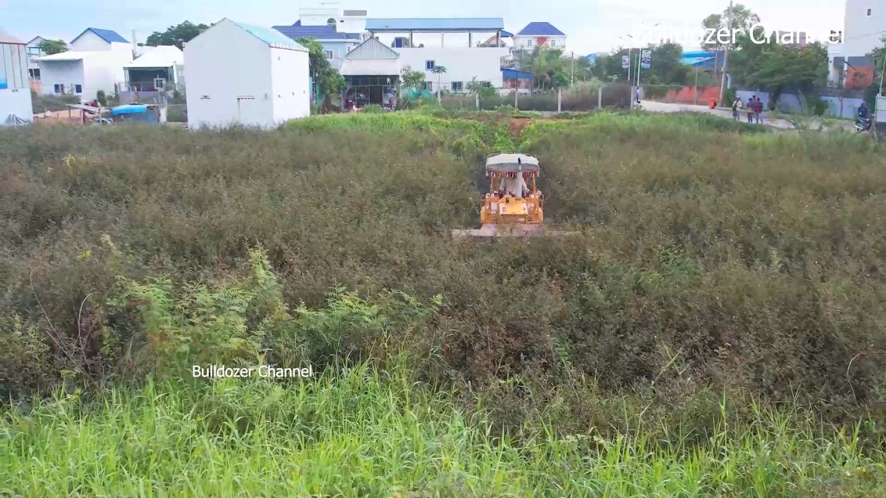 Amazing forest clearing forest for build & factory by amazing Bulldozer KOMATSU D31P