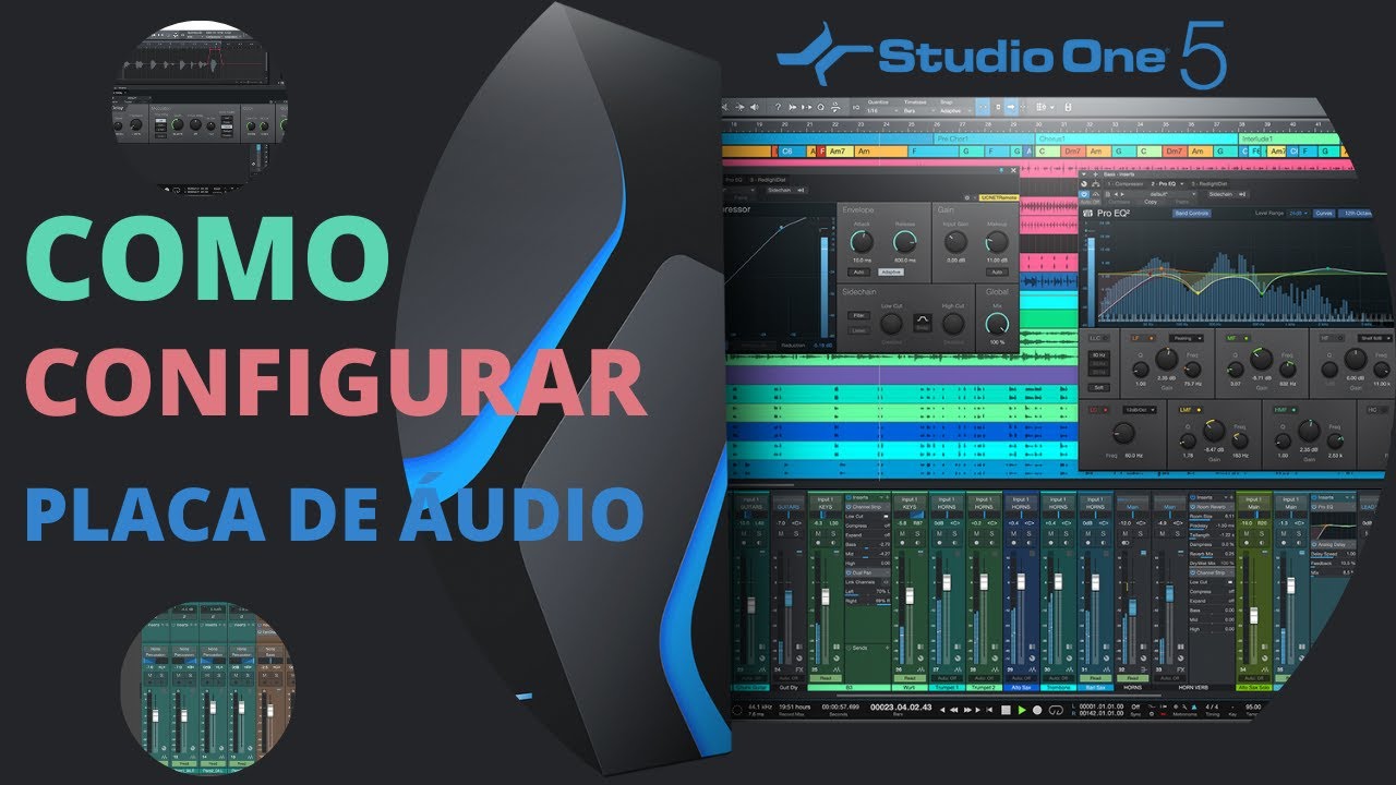 [#Aula04] Curso Grátis Studio One - Como Configurar a Placa de Áudio no Studio One
