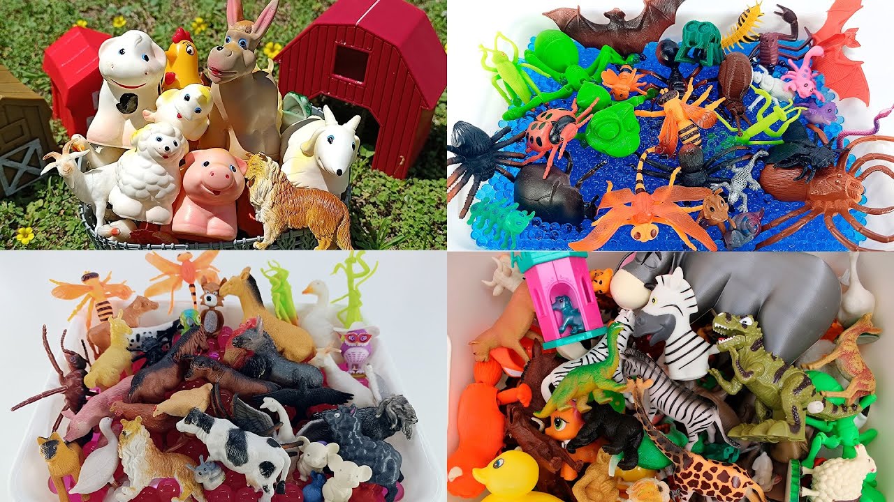 ANIMALES DE JUGUETES para niños | +30 Minutos de DIVERSIÓN
