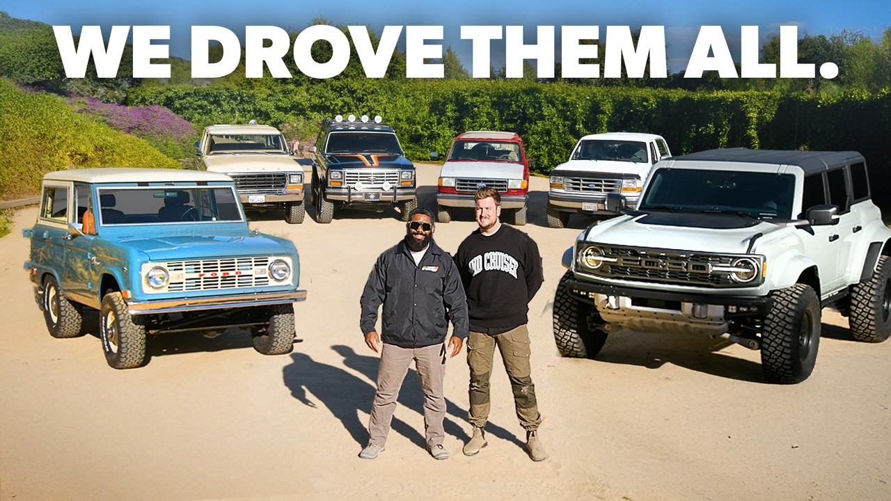 We Drove EVERY Ford Bronco