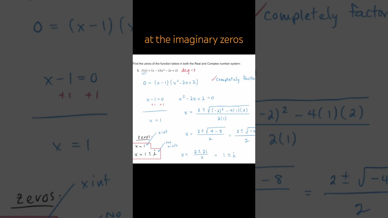 Complex Zeros of Polynomials - Introduction