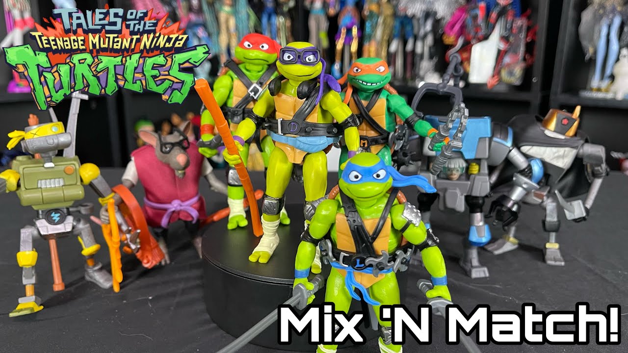 Tales of the Teenage Mutant Ninja Turtles MUTATIONS Mix ‘N Match Action Figures Review!